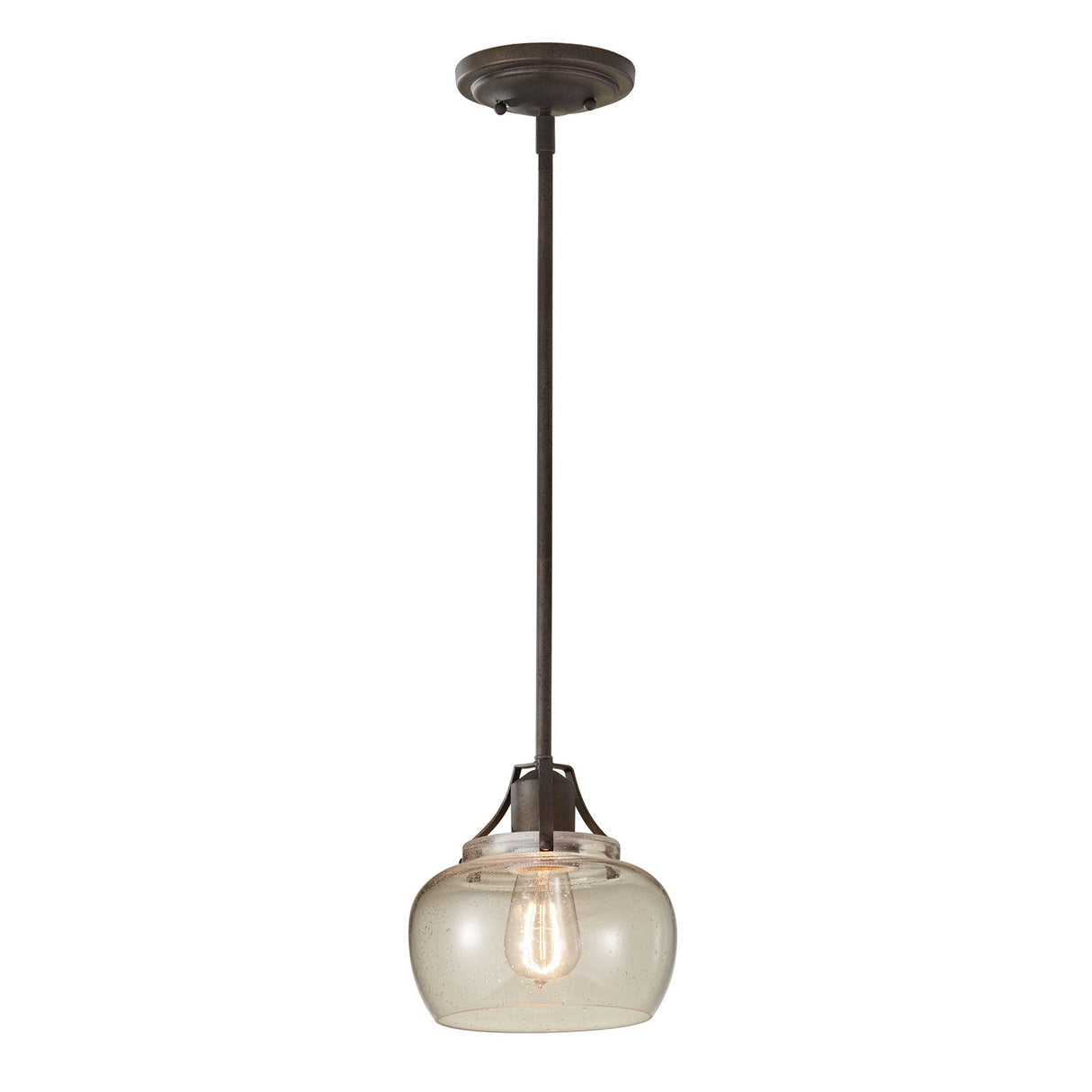 Visual Comfort P1234RI - Urban Renewal 1-Light 100W Medium Mini Pendant in Rustic Iron, ideal for appliance liquidation and luxury appliances sale.