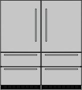 Liebherr 9900-183 Side by Side Installation Kit