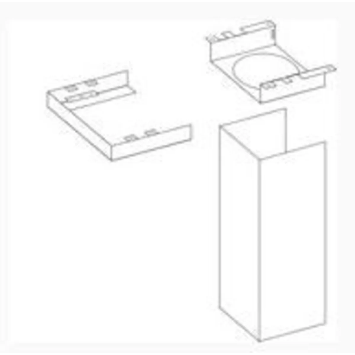 Gaggenau AD010022 Chimney Extension