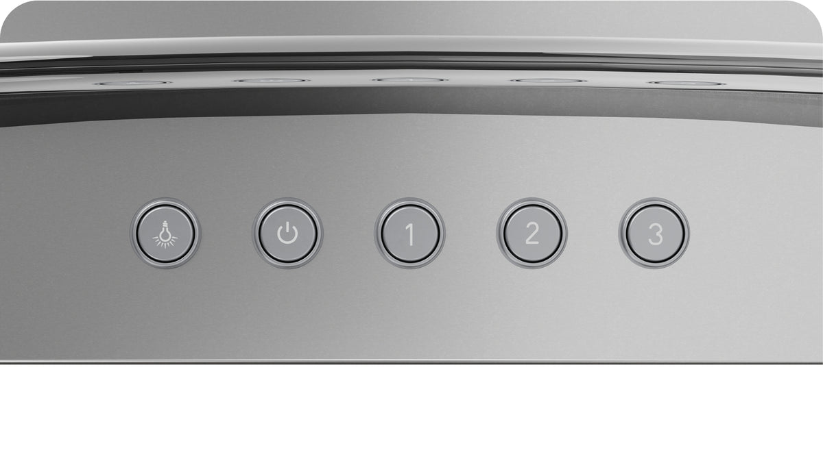 Arietta ADK436SSB Chimney Wall Mount Range Hood, 36 Inch