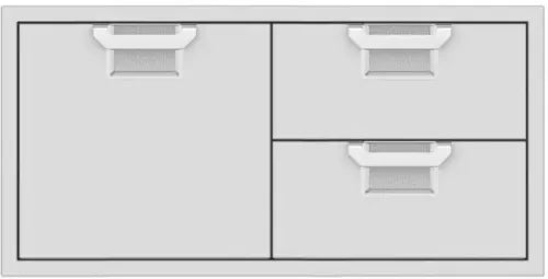 Hestan AESDR42 Double Drawer and Single Storage Door, 42 Inch