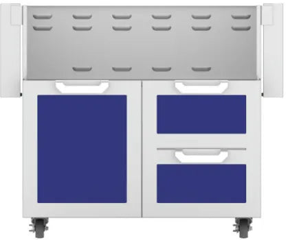 Hestan AGCP36CR-BU Color Panel for 36 Inch Double Drawer and Door Cart GCR36, Prince