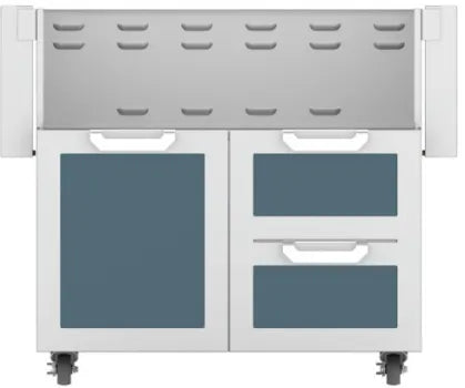 Hestan AGCP36CR-GG Color Panel for 36 Inch Double Drawer and Door Cart GCR36, Pacific Fog