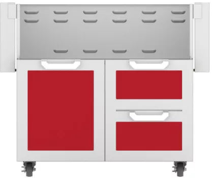 Hestan AGCP36CR-RD Color Panel for 36 Inch Double Drawer and Door Cart GCR36, Matador