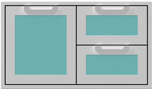 Hestan AGCP36SDR-TQ Color Panel Kit for AGSDR36, Bora Bora