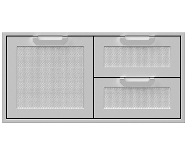 Hestan AGCP42SDR Color Panels for 42" Double Drawer and Storage Door, Stainless Steel