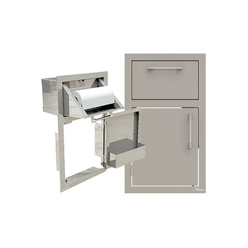 Alfresco AXE-DTH-L Door And Drawer Combo, Towel Holder Combo, Left Hinged