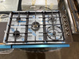 BERTAZZONI PROF366QBXT 36 Drop-in Gas Cooktop 6 brass burners - Scratch & Dent on display.