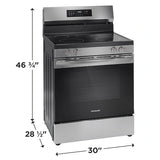 Frigidaire FCRE3083AS Electric Range (Open Box / Scratch & Dent)