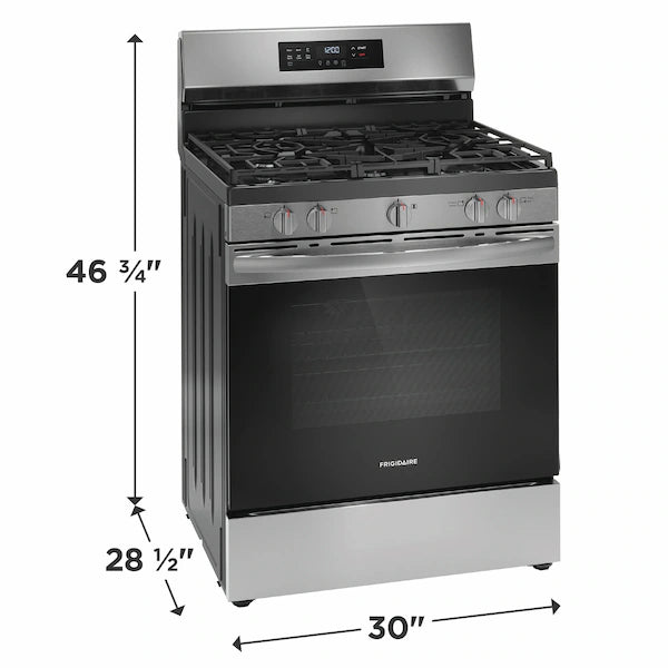 Frigidaire FCRG3083AS Gas Range (Open Box / Scratch & Dent)