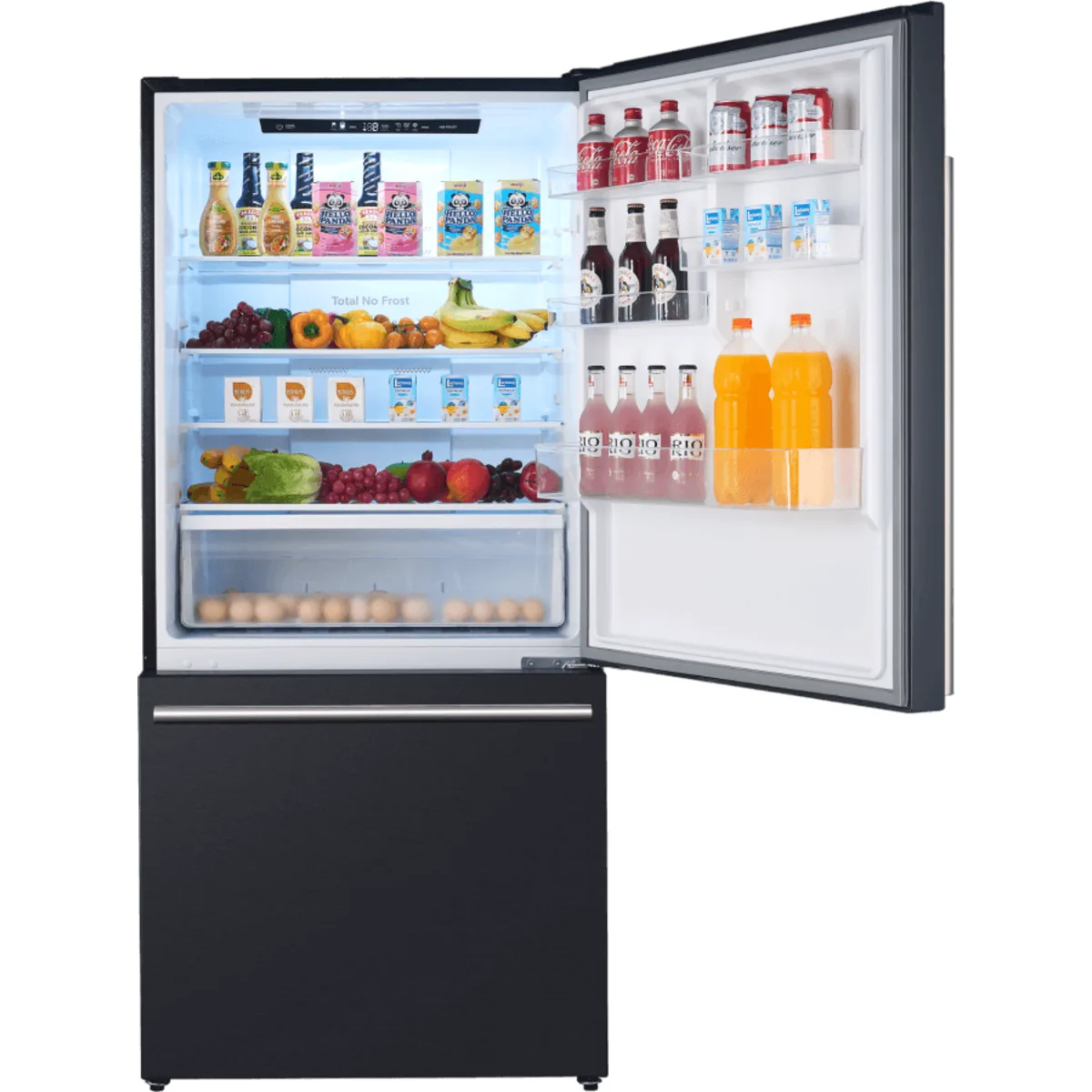 Forno FFFFD1785-31BLK Bottom Freezer Refrigerator (Open-Box / Scratch & Dent)