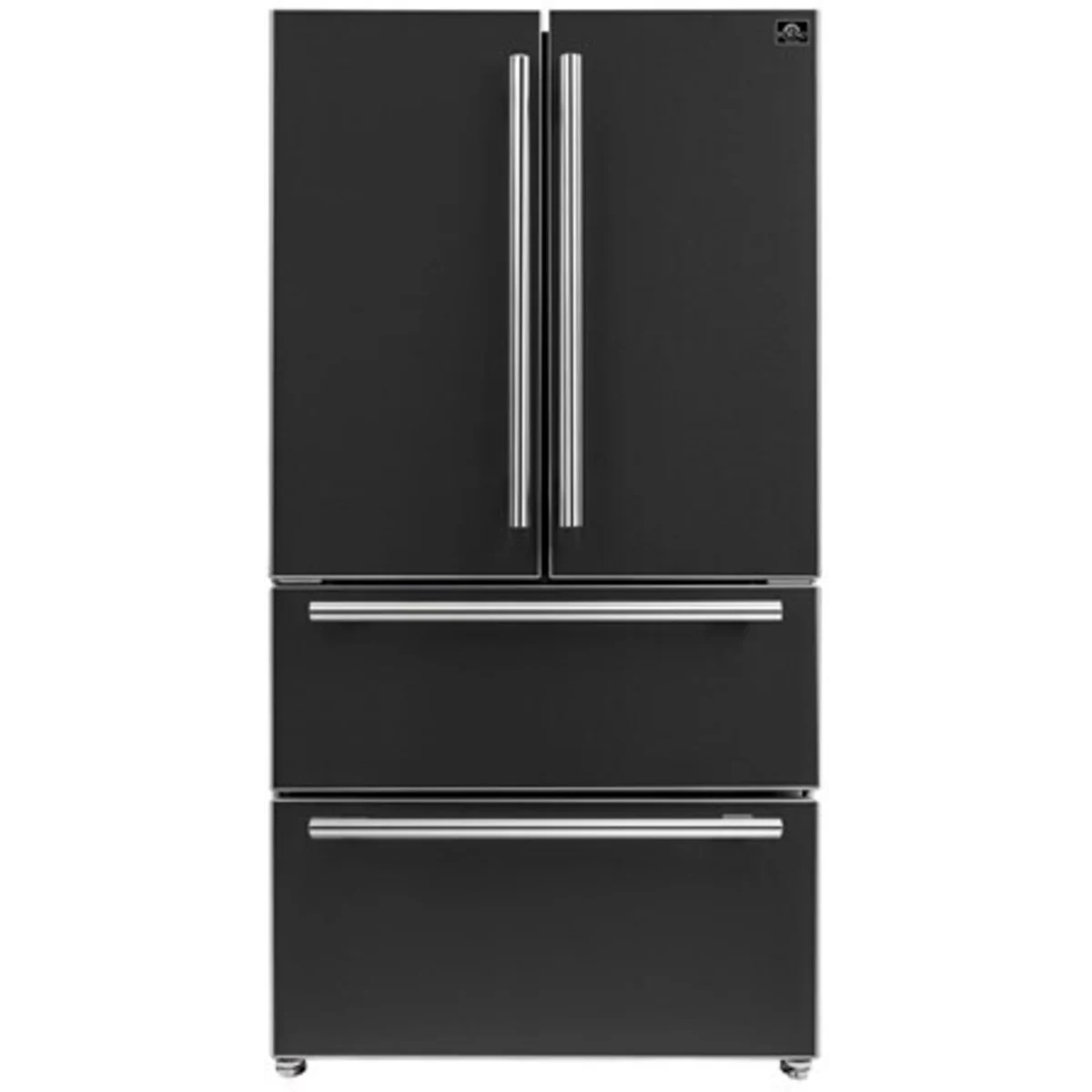 Forno FFRBI1820-36BLK French Door Refrigerator (Open Box / Scratch & Dent)