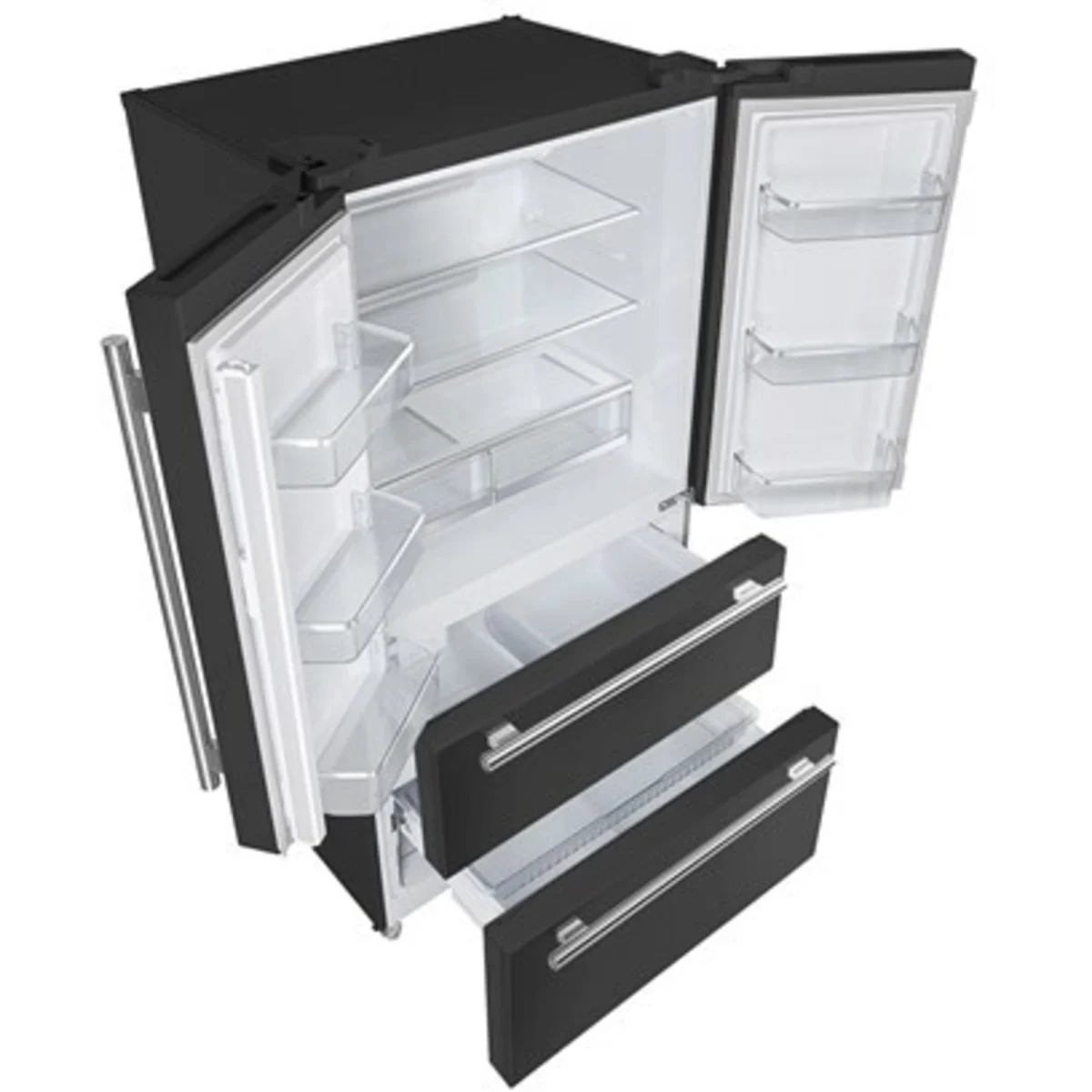 Forno FFRBI1820-36BLK French Door Refrigerator (Open Box / Scratch & Dent)
