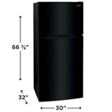 Frigidaire FFTR2045VB Top Freezer Refrigerator (Open Box / Scratch & Dent)