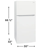 Frigidaire FFTR2045VW Top Freezer Refrigerator (Open-Box / Scratch & Dent)