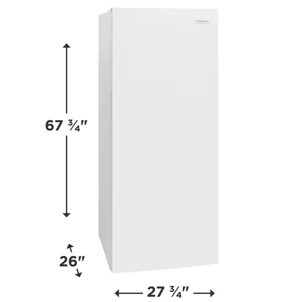 Frigidaire FFUE1626AW Upright Freezer (Open Box / Scratch & Dent)