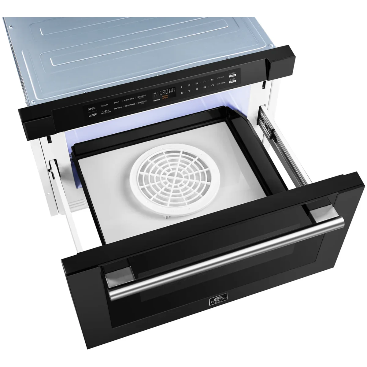 Forno FMWDR3000-24BLK Built-In Microwave (Open Box / Scratch & Dent)