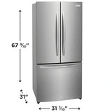 Frigidaire FRFG1723AV French Door Refrigerator (Open Box / Scratch & Dent)