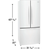 Frigidaire FRFG1723AW French Door Refrigerator (Open Box / Scratch & Dent)