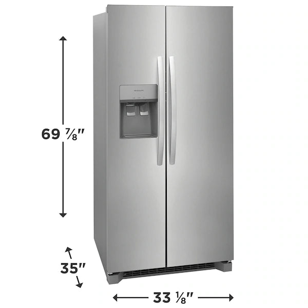 Frigidaire FRSS2323AS Side-by-Side Refrigerator (Open Box / Scratch & Dent)
