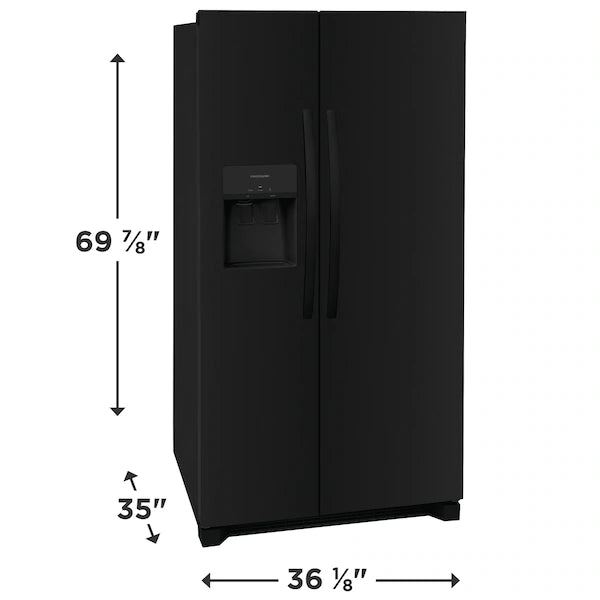 Frigidaire FRSS2623AB Side-by-Side Refrigerator (Open Box / Scratch & Dent)