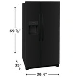 Frigidaire FRSS2623AB Side-by-Side Refrigerator (Open Box / Scratch & Dent)
