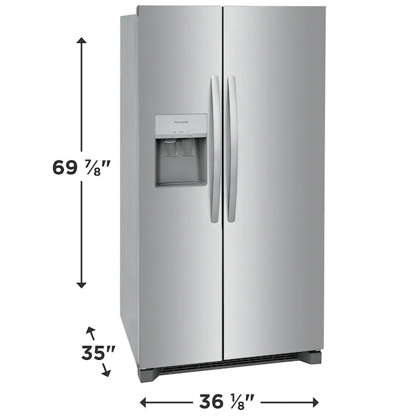 Frigidaire FRSS2623AS Side-by-Side Refrigerator