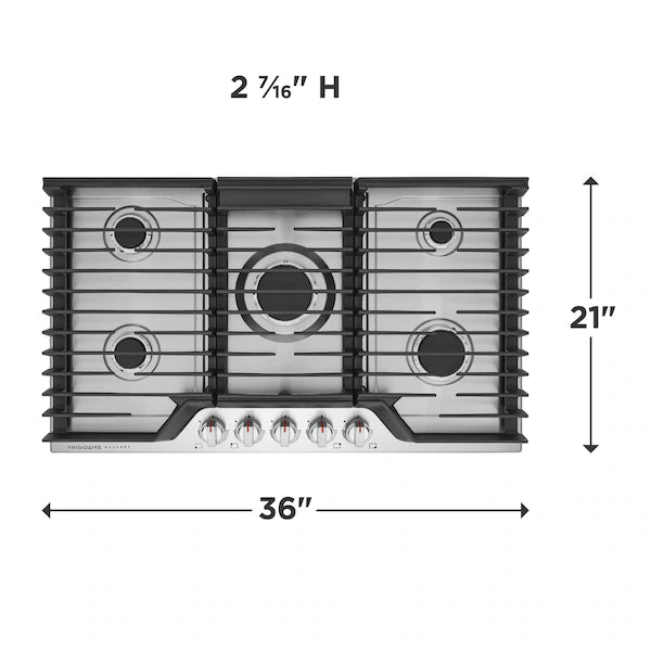 Frigidaire Gallery GCCG3648AS Gas Cooktop (Open Box / Scratch & Dent)