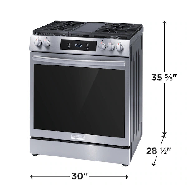 Frigidaire Gallery GCFG3060BF Gas Range (Open Box / Scratch & Dent)