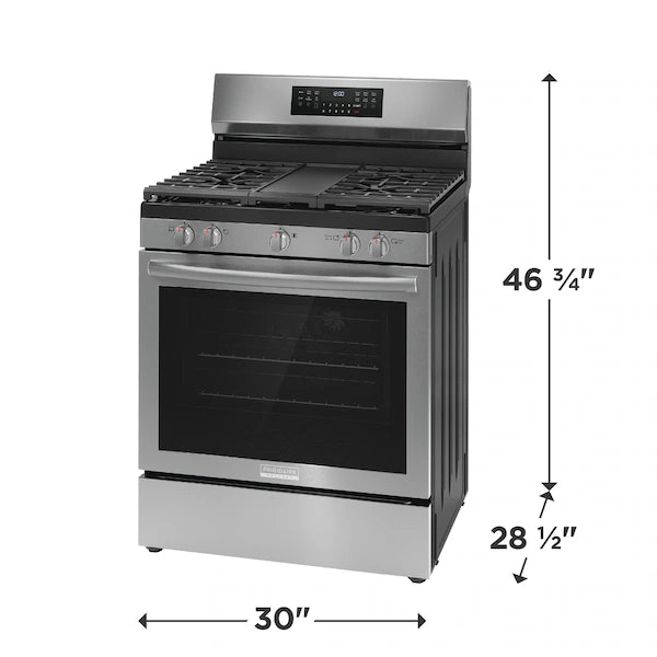 Frigidaire GCRG3060BF Gas Range (Open Box / Scratch & Dent)