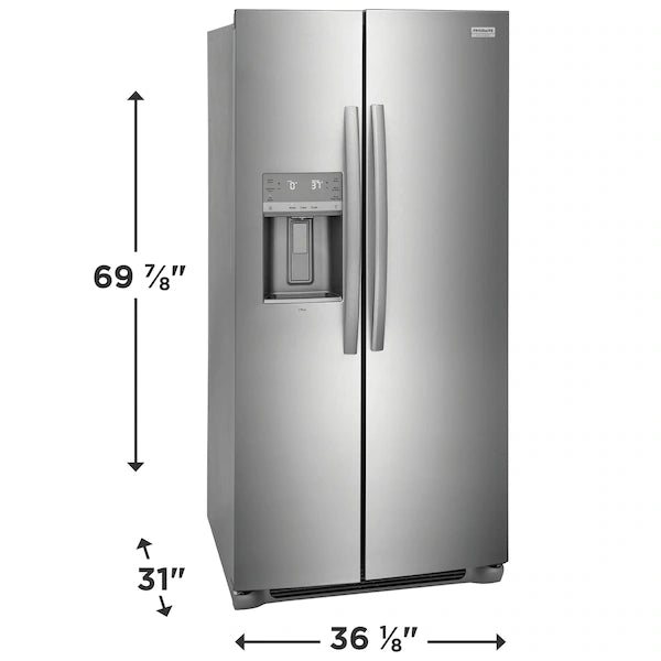Frigidaire Gallery GRSC2352AF Side-by-Side Refrigerator (Open Box / Scratch & Dent)