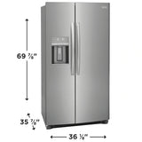 Frigidaire GRSS2652AF Side-by-Side Refrigerator (Open Box / Scratch & Dent)