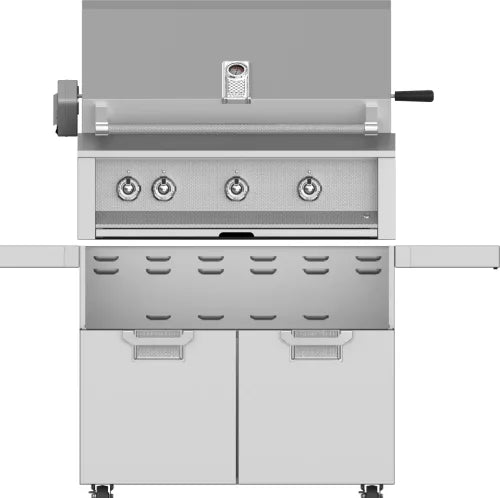 Hestan HEGRILL120 Gas Grill with Double Door Cart, 36 Inch (Open Box / Scratch & Dent)