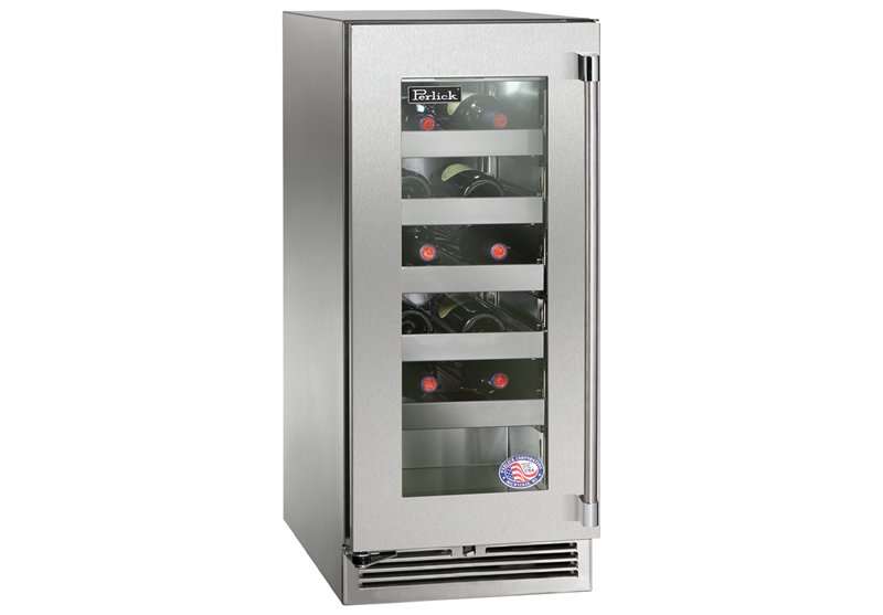 Perlick HP15WS-4 Undercounter Wine Fridge (Open Box / Scratch & Dent)