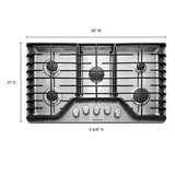 Kitchenaid KCGS356ESS Gas Cooktop, 36 Inch (Open Box /  Scratch & Dent)