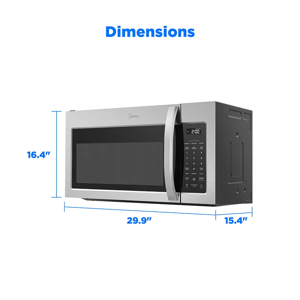 Midea MMO17S5AST Over the Range Microwave (Open Box / Scratch & Dent)