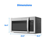 Midea MMO17S5AST Over the Range Microwave (Open Box / Scratch & Dent)