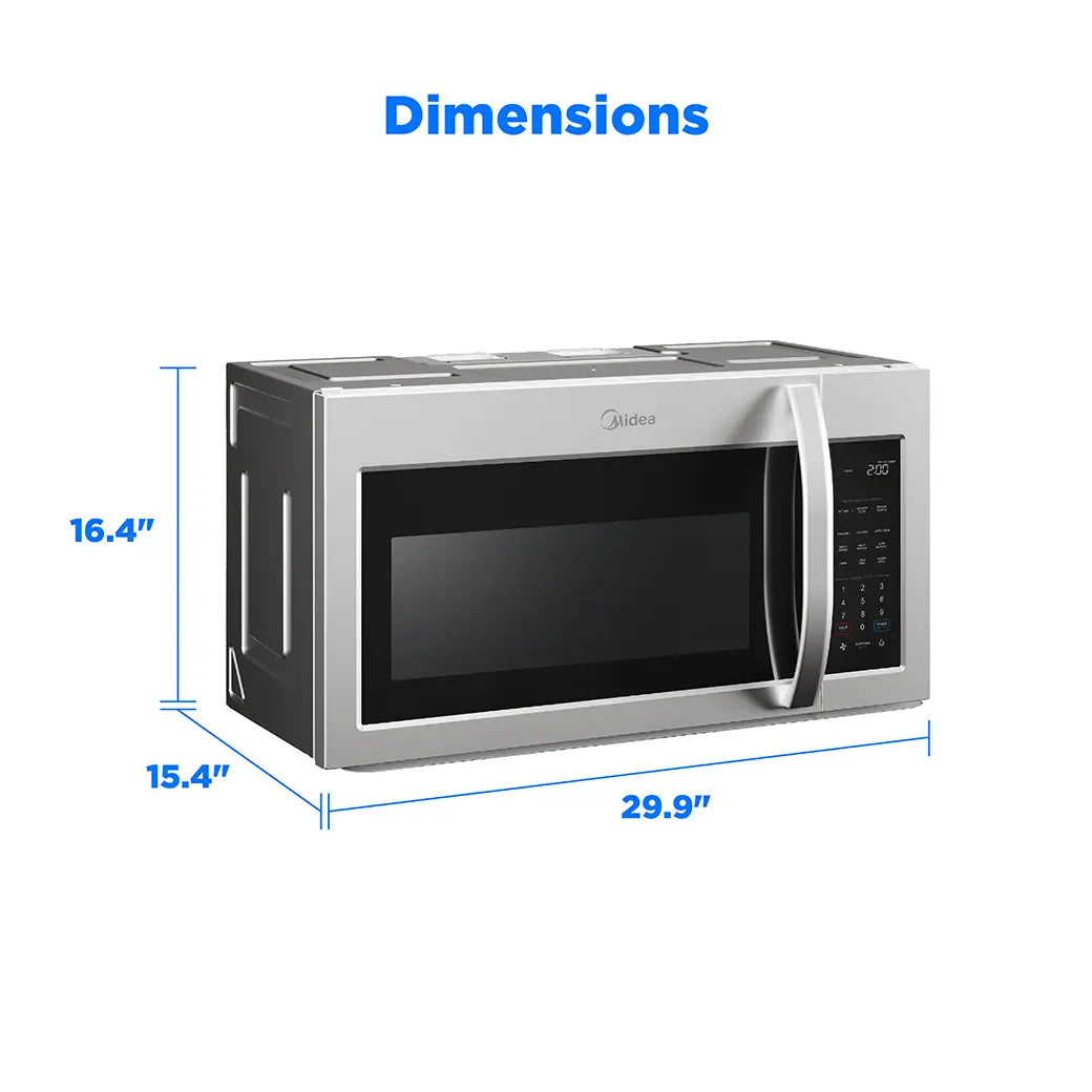Midea MMO19S3AST Over the Range Microwave (Open Box / Scratch & Dent)