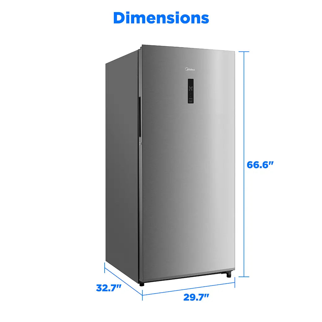Midea MRU21F5BST Upright Freezer (Open Box / Scratch & Dent)
