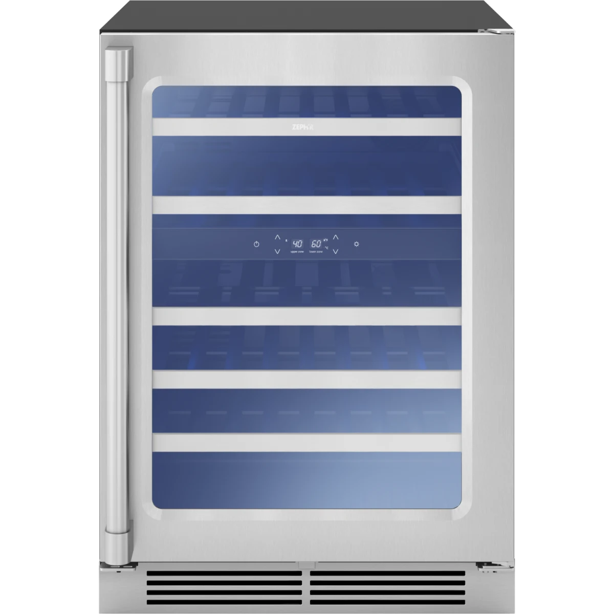 Zephyr PRPW24C02AG Undercounter Wine Fridge (Open-Box / Scratch & Dent)
