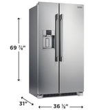 Frigidaire Professional PRSC2222AF Side-by-Side Refrigerator (Open Box / Scratch & Dent)