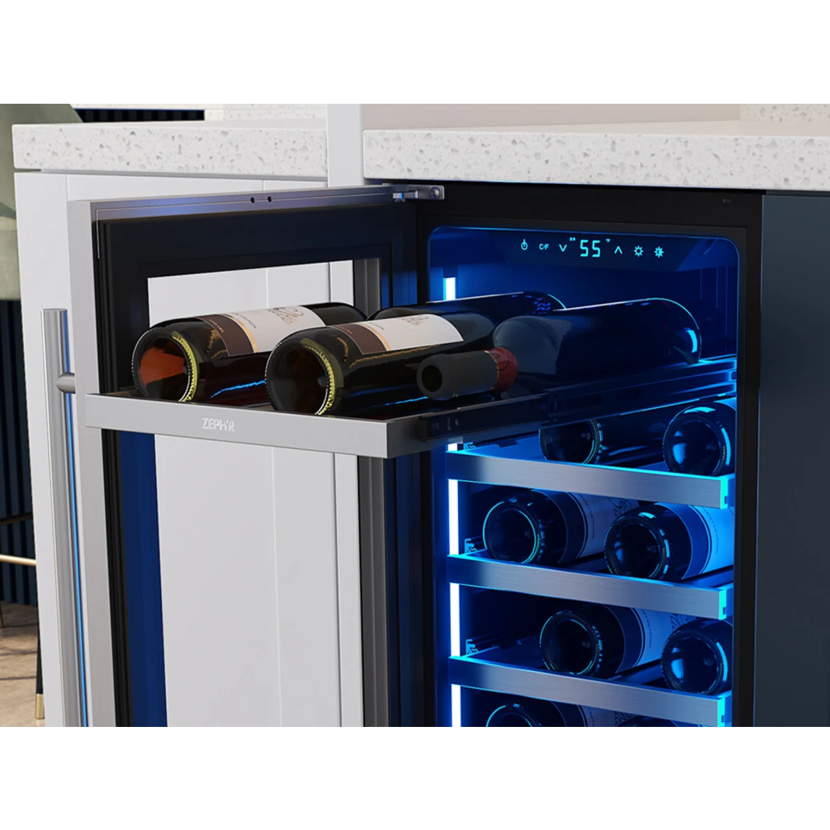 Zephyr PRW15C01CG Undercounter Refrigeration (Open-Box / Scratch & Dent)