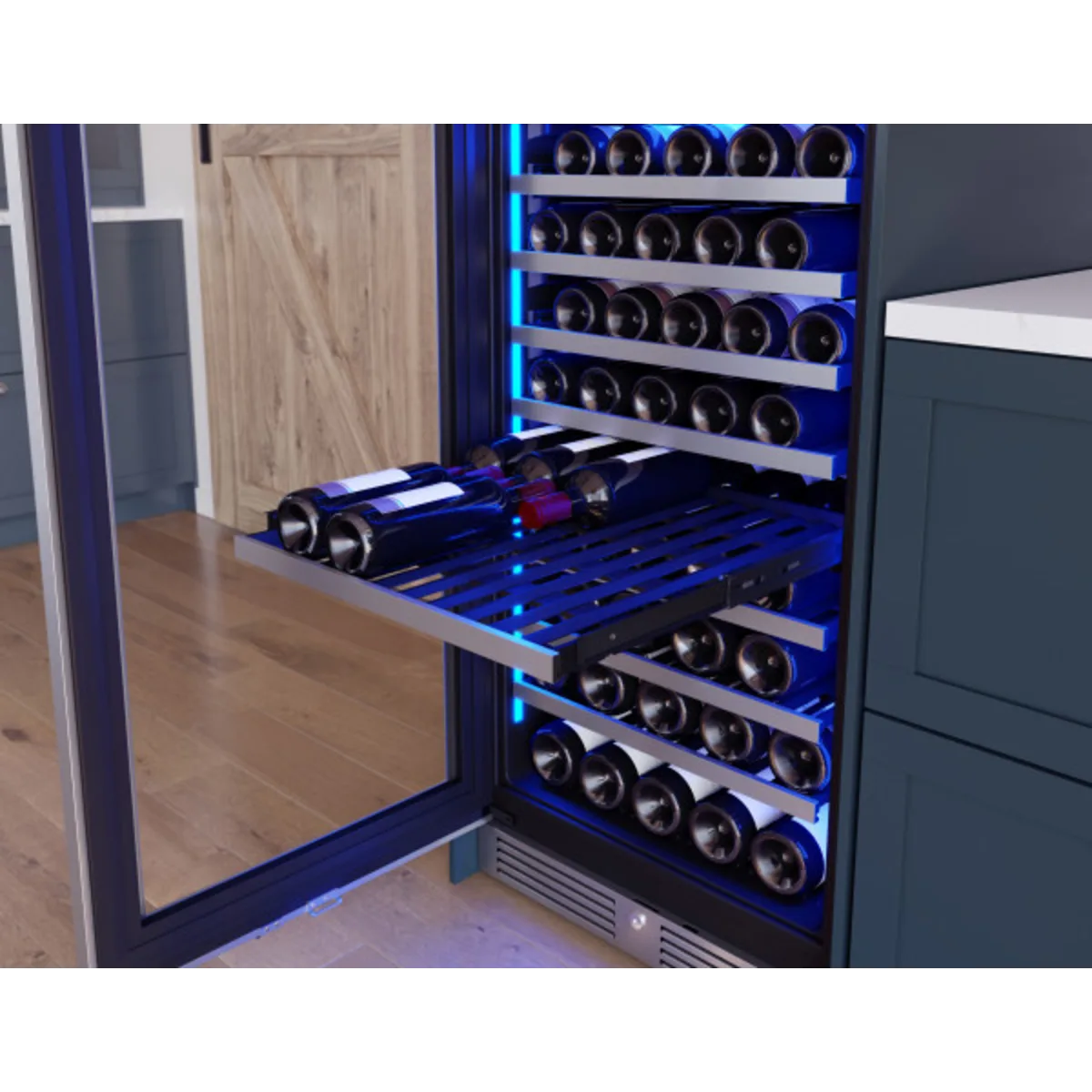 Zephyr PRW24F01CG Freestanding Wine Fridge (Open-Box / Scratch & Dent)