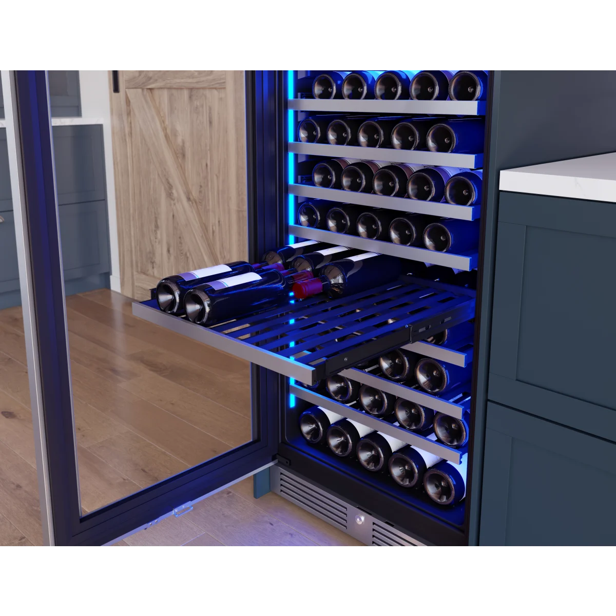 Zephyr PRW24F02CG Freestanding Wine Fridge (Open-Box / Scratch & Dent)