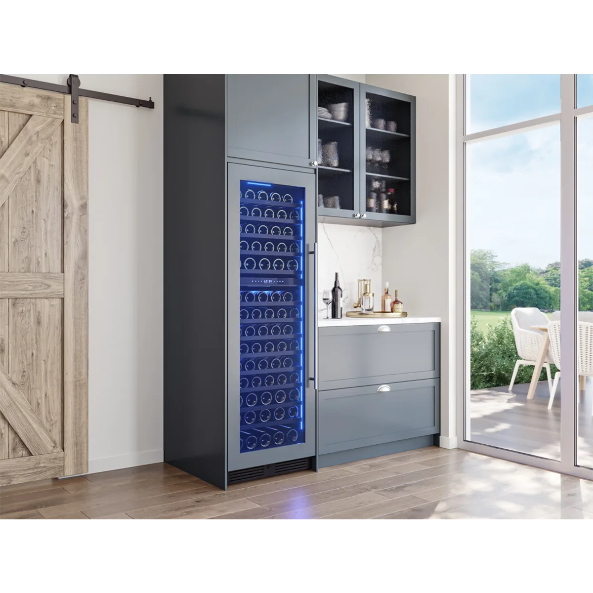 Zephyr PRW24F02CPG Freestanding Wine Fridge (Open-Box / Scratch & Dent)