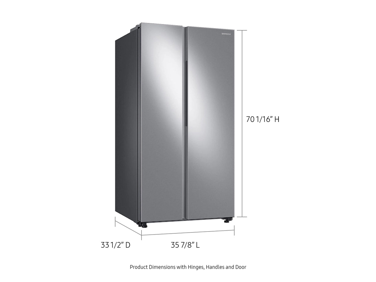 Samsung RS28A500ASR Side-by-Side Refrigerator (Open Box / Scratch & Dent)