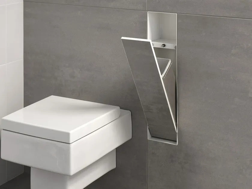 ESS Easy Drain TCL-11 Waste Bin & Toilet Roll Holder, T-Roll Collection