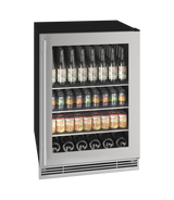 U-Line UHBV024-SS01A Undercounter Refrigerator (Open-Box / Scratch & Dent)