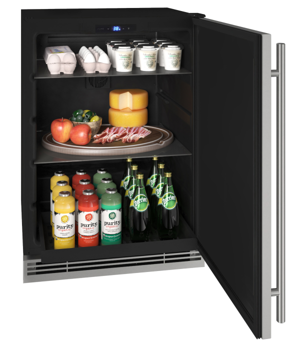 U-Line UHRE124-SS01A Undercounter Refrigerator (Open-Box / Scratch & Dent)