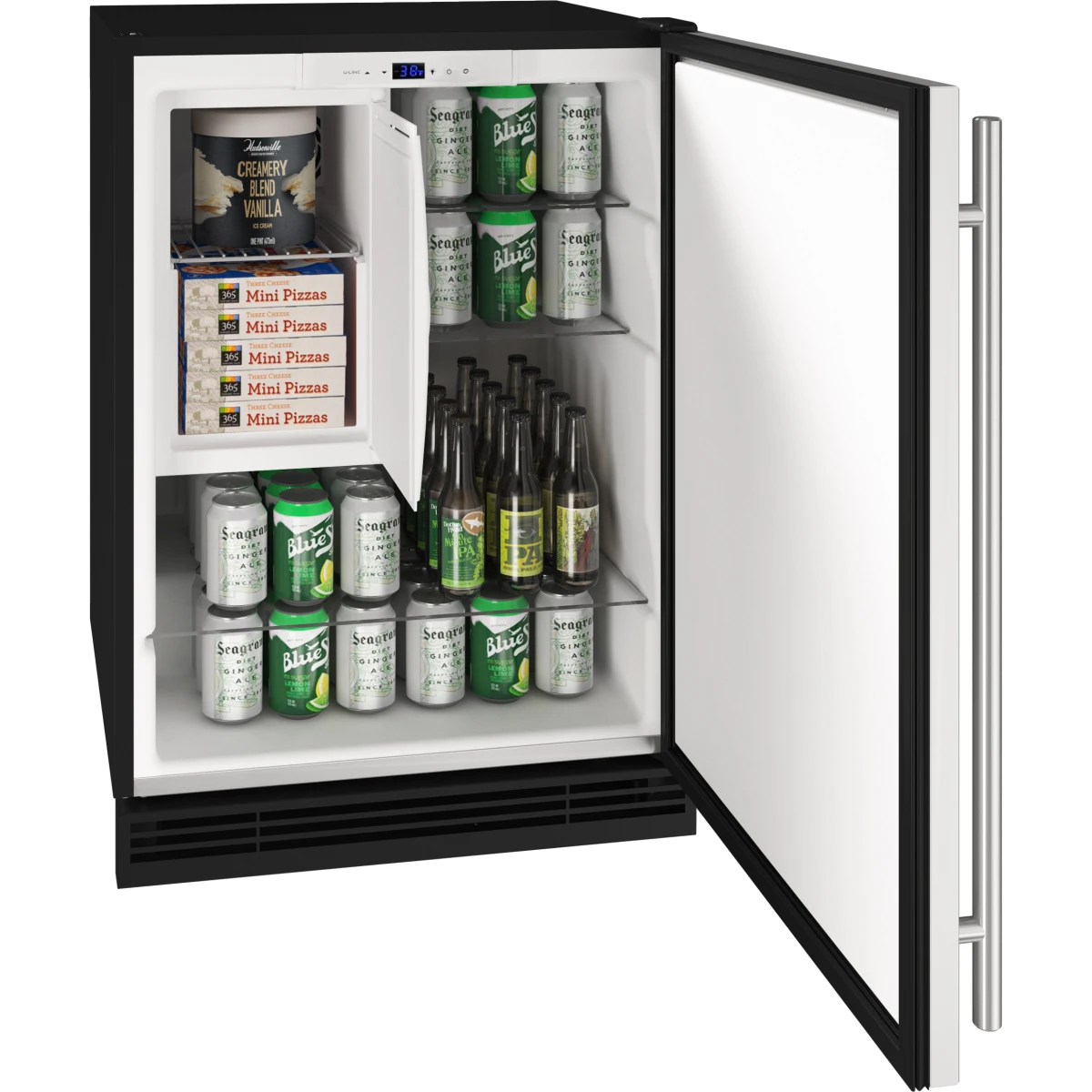 U-Line UHRF124-1S01A Undercounter Refrigerator (Open-Box / Scratch & Dent)